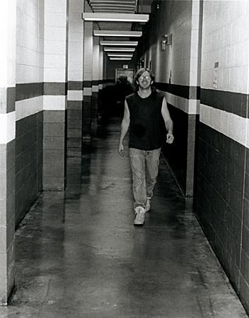 Trey backstage