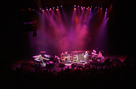 December 6th, 1996 Phish onstage at the Aladdin