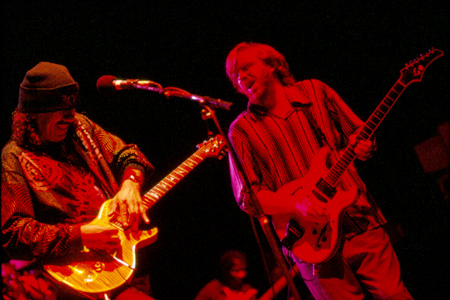July 2nd, 1996 – Trey sits in with Santana 
Speedway Stadium, Lonigo, Italy