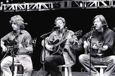 Mike, Sarah McLaughlin and Trey, 10.18.1998