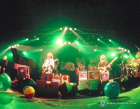 Phish in green, April 1994