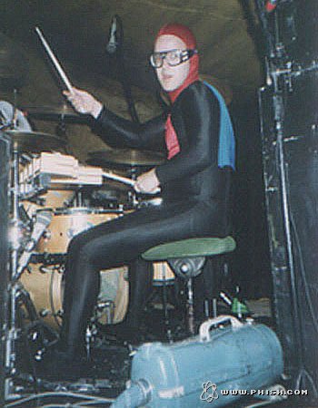 Zero Man on drums, 8.3.1991