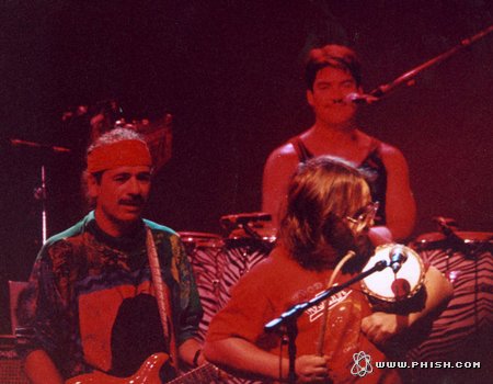 Fish with Santana, August 1992