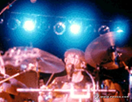 Trey on drums, May 1991