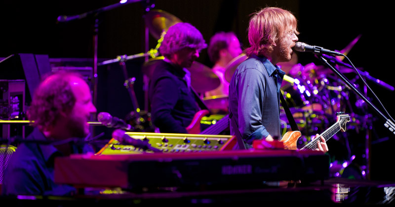 Phish at CMAC. Photo by Dave Vann © Phish 2010