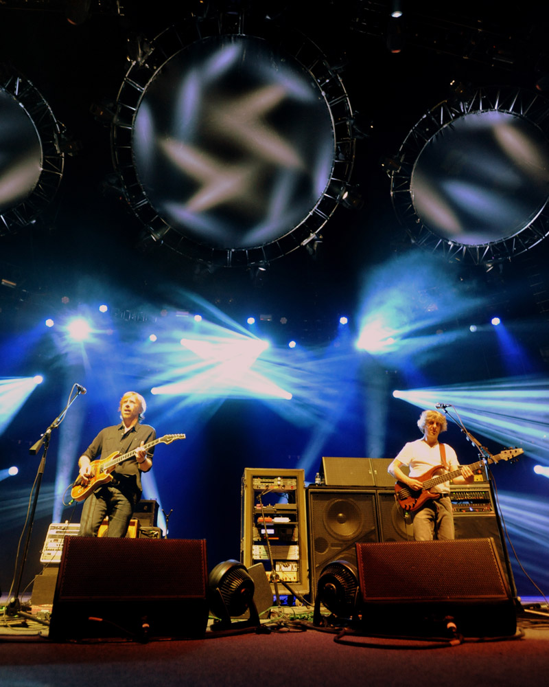 Trey and Mike. Photo by Dave Vann © Phish 2010.