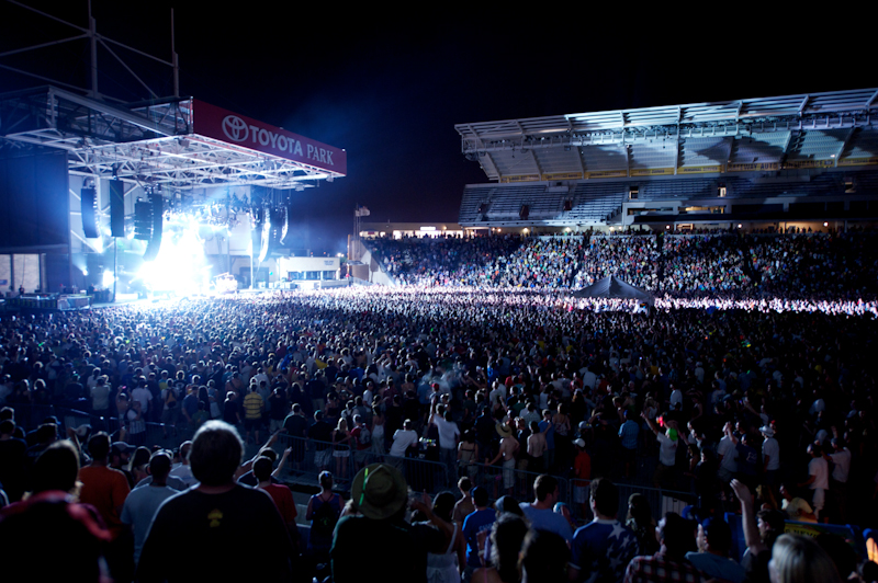 Prince Caspian at Toyota Park © Phish 2010.