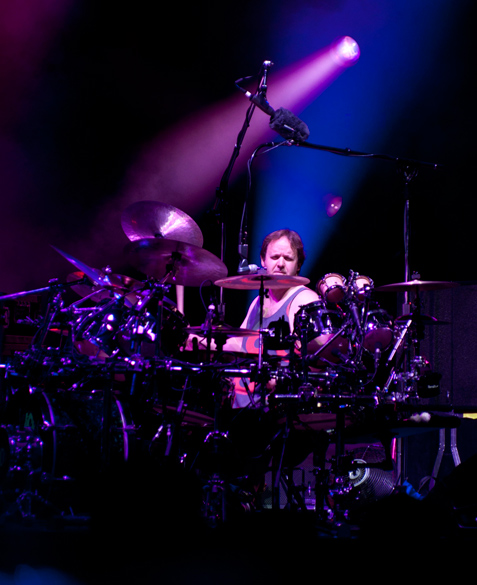 Fishman during Harry Hood. Photo by Brian Craig © Phish 2010.