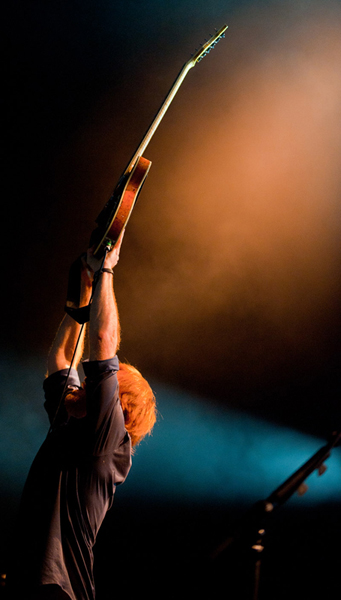 Trey. Photo by Dave Vann © Phish 2010