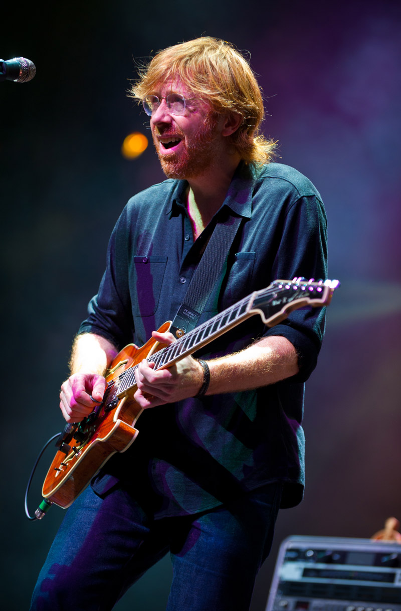Trey. Photo by Dave Vann © Phish 2010