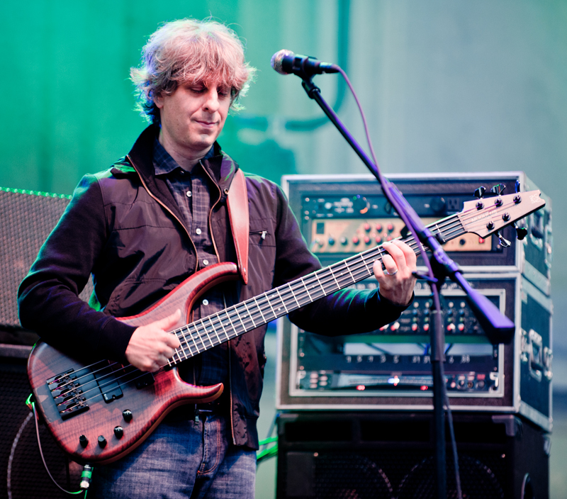 Mike at The Greek, night three. Photo by Dave Vann © Phish 2010