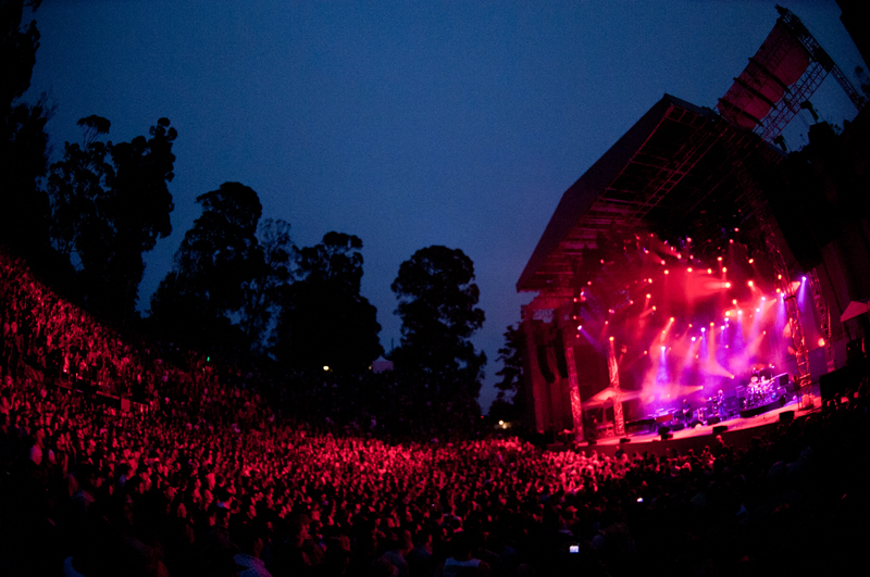 View from the top. Photo by Dave Vann © Phish 2010