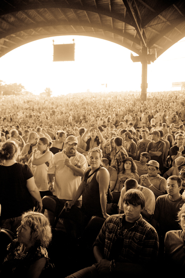 Pre-Show Anticipation. Photo by Dave Vann © Phish 2010