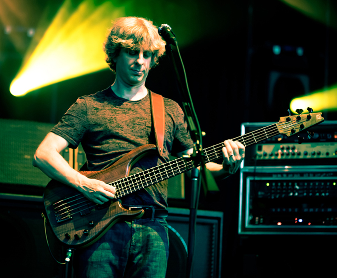 Mike during “Suzy Greenberg”. Photo by Dave Vann © Phish 2010