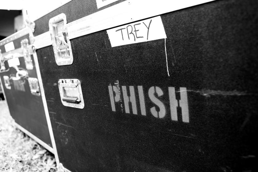 Road case – Photo by Brantley Gutierrez © Phish 2010