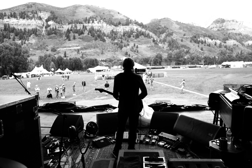 Soundcheck in Telluride – Photo by Brantley Gutierrez © Phish 2010