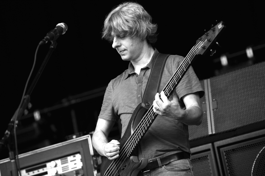 Mike at Soundcheck in Telluride – Photo by Brantley Gutierrez © Phish 2010