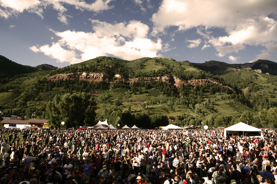 Telluride Town Park – Photo by Brantley Gutierrez © Phish 2010