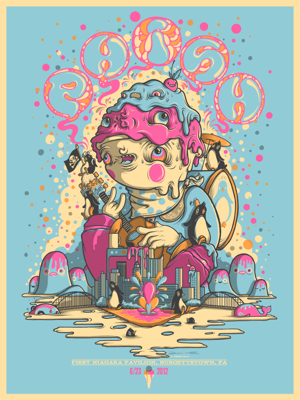 Bader Field 2012 Posters – Phish