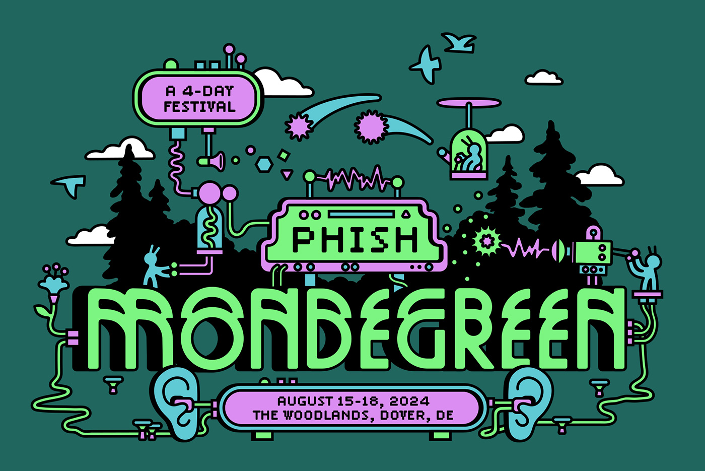 Announcing Mondegreen: A 4-Day Phish Festival – Phish